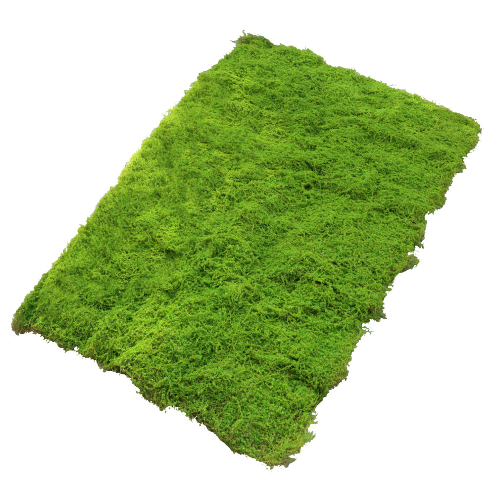 Preserved Moss Sheet - Sztuczna mata z imitacji mchu, sztuczna