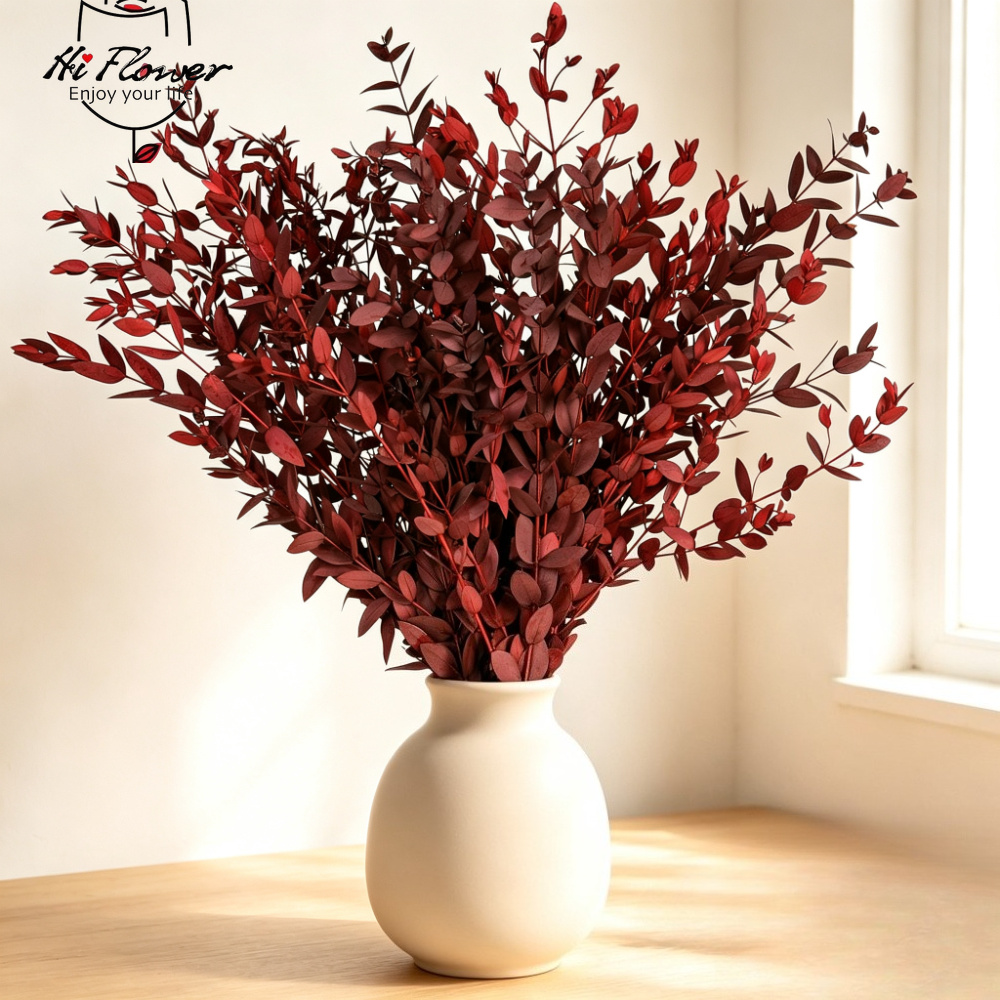 Florist Supply Vases - Naturalne suszone kwiaty, bukiet eukaliptusa, dekoracja