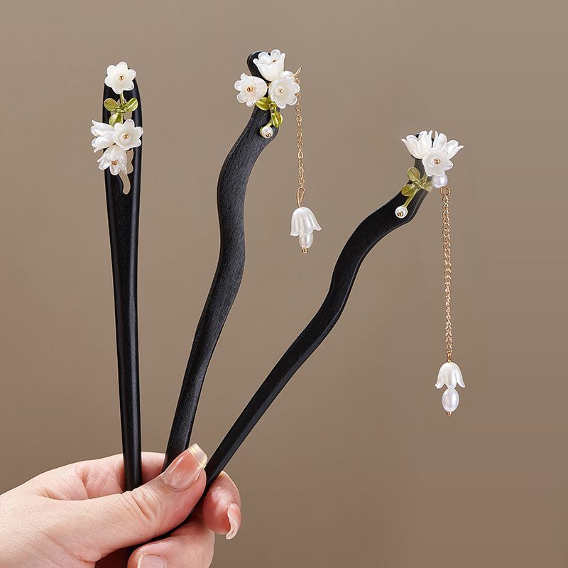 Drewniana spinka do włosów w s – Supply Florist recenzja i cena