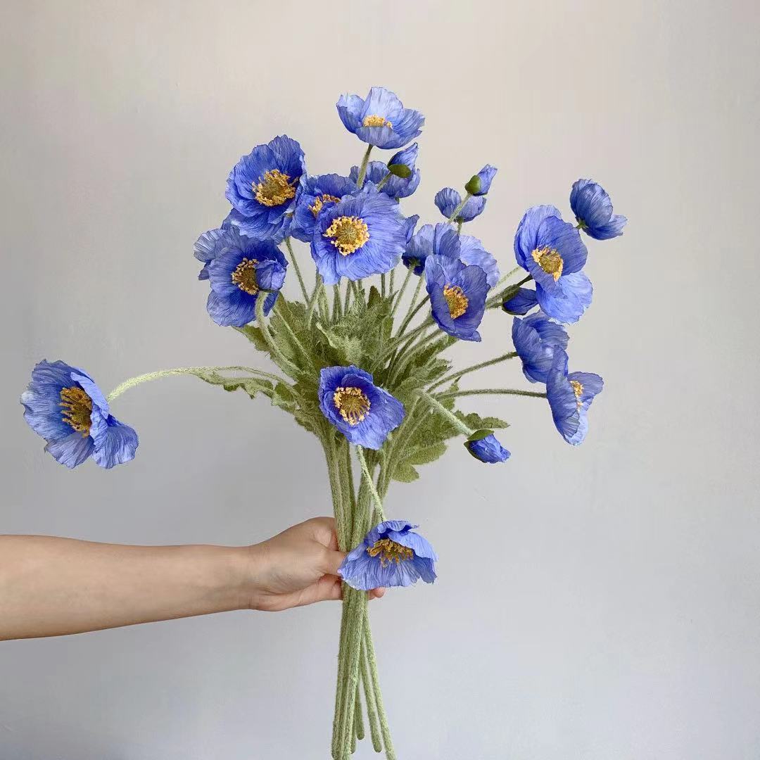 Sztuczne kwiaty z jedwabiu mak – Florist Supply Bulk recenzja i cena