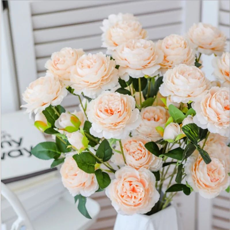 5/10 szt. Bukiet sztucznych ró – Florist Supply Bulk recenzja i cena