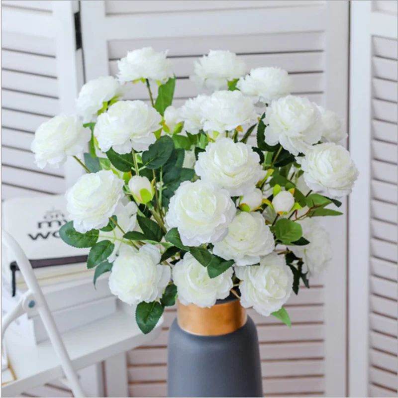 5/10 szt. Bukiet sztucznych ró – Florist Supply Bulk recenzja i cena